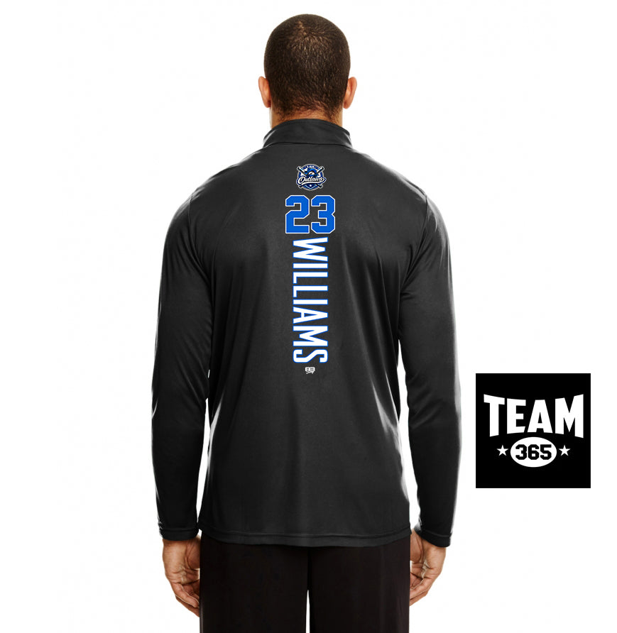 Team 365 TT31 Men's Zone Performance Quarter-Zip - LBK Outlaws Baseball