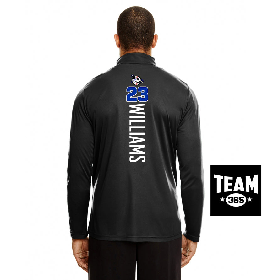 Team 365 TT31 Men's Zone Performance Quarter-Zip - Jax Beach Baseball