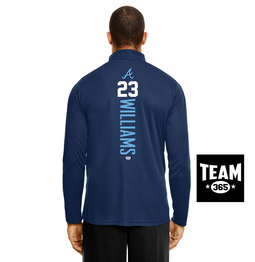 Team 365 TT31 Men's Zone Performance Quarter-Zip - Aces Baseball