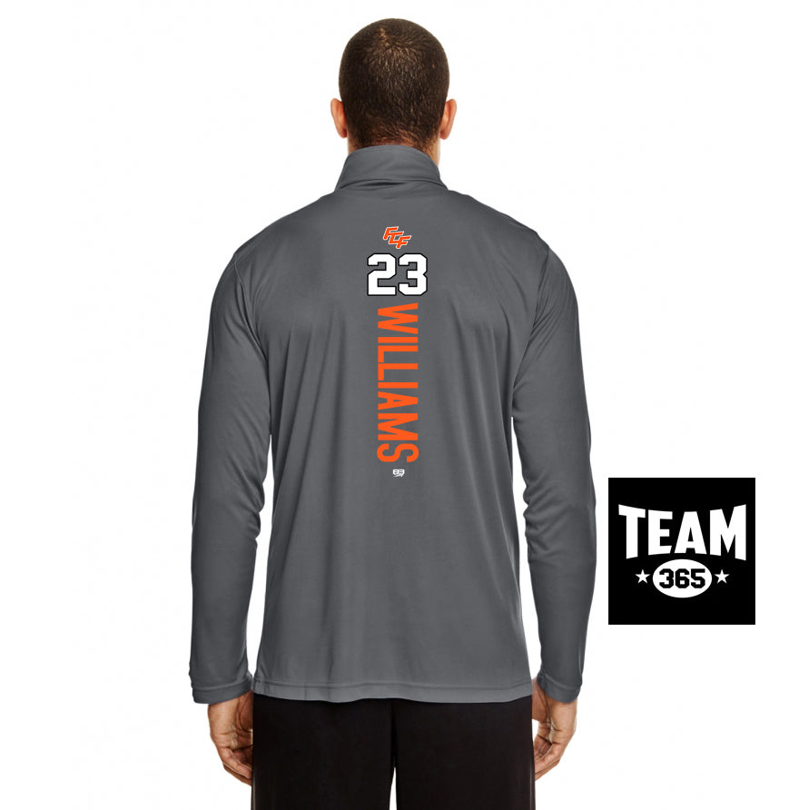 Team 365 TT31 Men's Zone Performance Quarter-Zip - FCF Flight Baseball