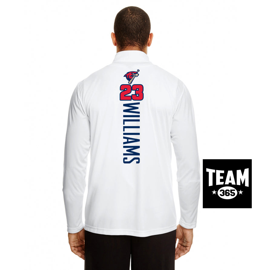 Team 365 TT31 Men's Zone Performance Quarter-Zip - MSA Redtails Baseball
