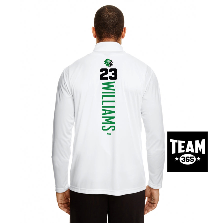 Team 365 TT31 Men's Zone Performance Quarter-Zip - Hopatcong Warriors Football & Cheer