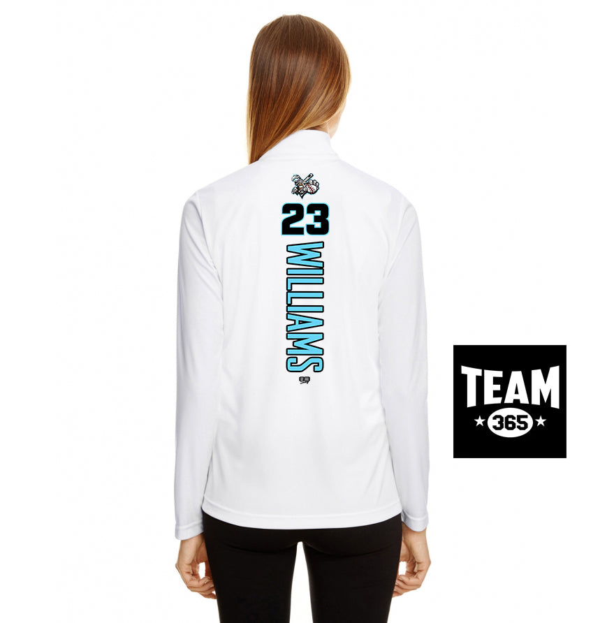 Team 365 TT31W Women's Zone Performance Quarter-Zip - Knights Baseball