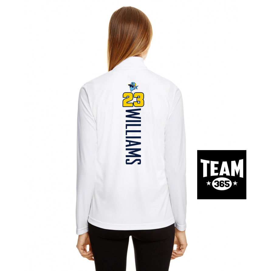 Team 365 TT31W Women's Zone Performance Quarter-Zip - Bold City Bandits Baseball