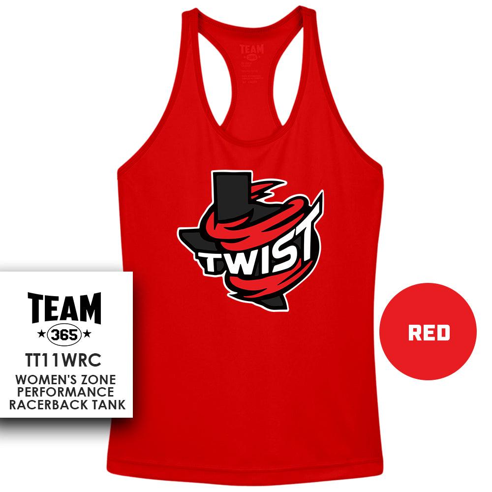 Twist Softball - Performance Women’s Racerback T - 83Swag