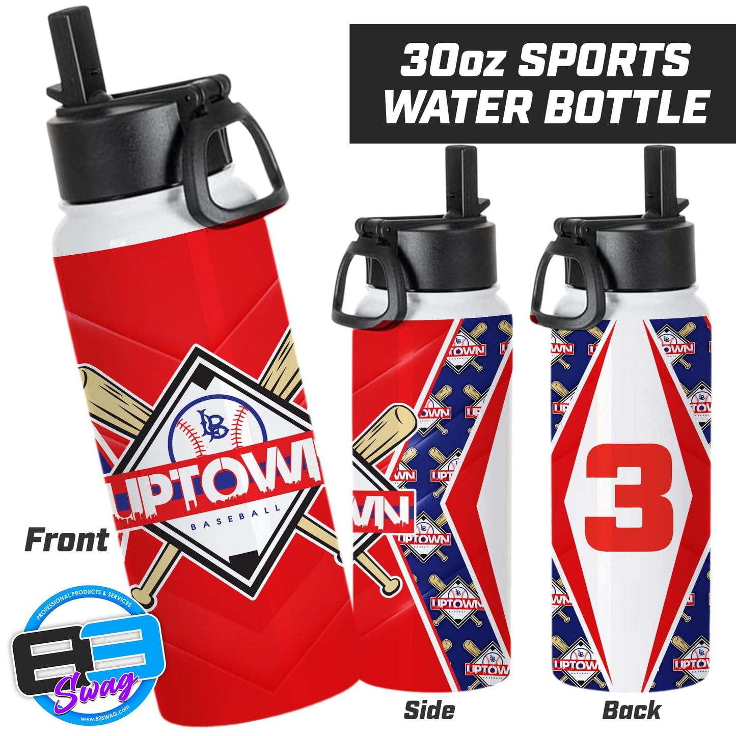 Uptown Long Beach Youth Baseball - 30oz Sports Tumbler - 83Swag