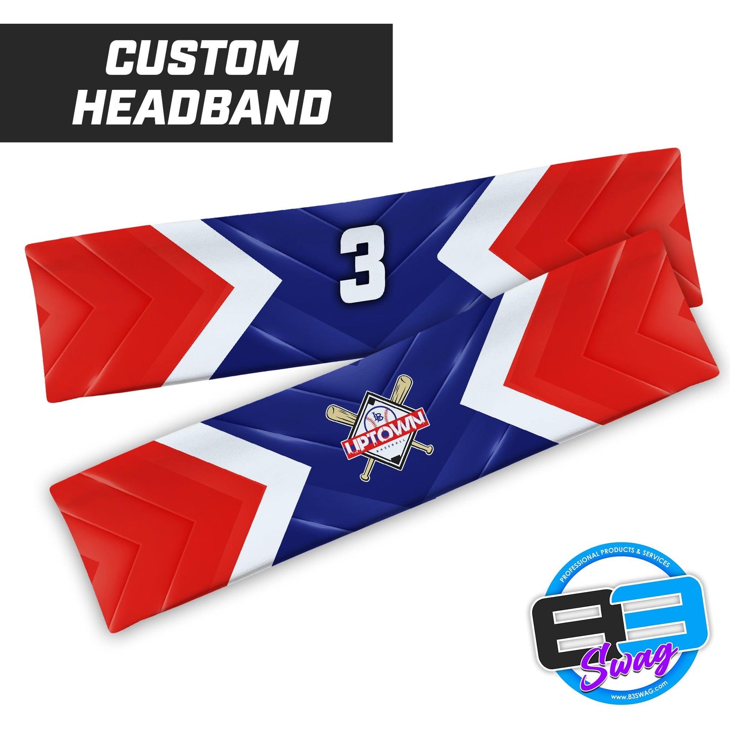 Uptown Long Beach Youth Baseball - Headband - 83Swag
