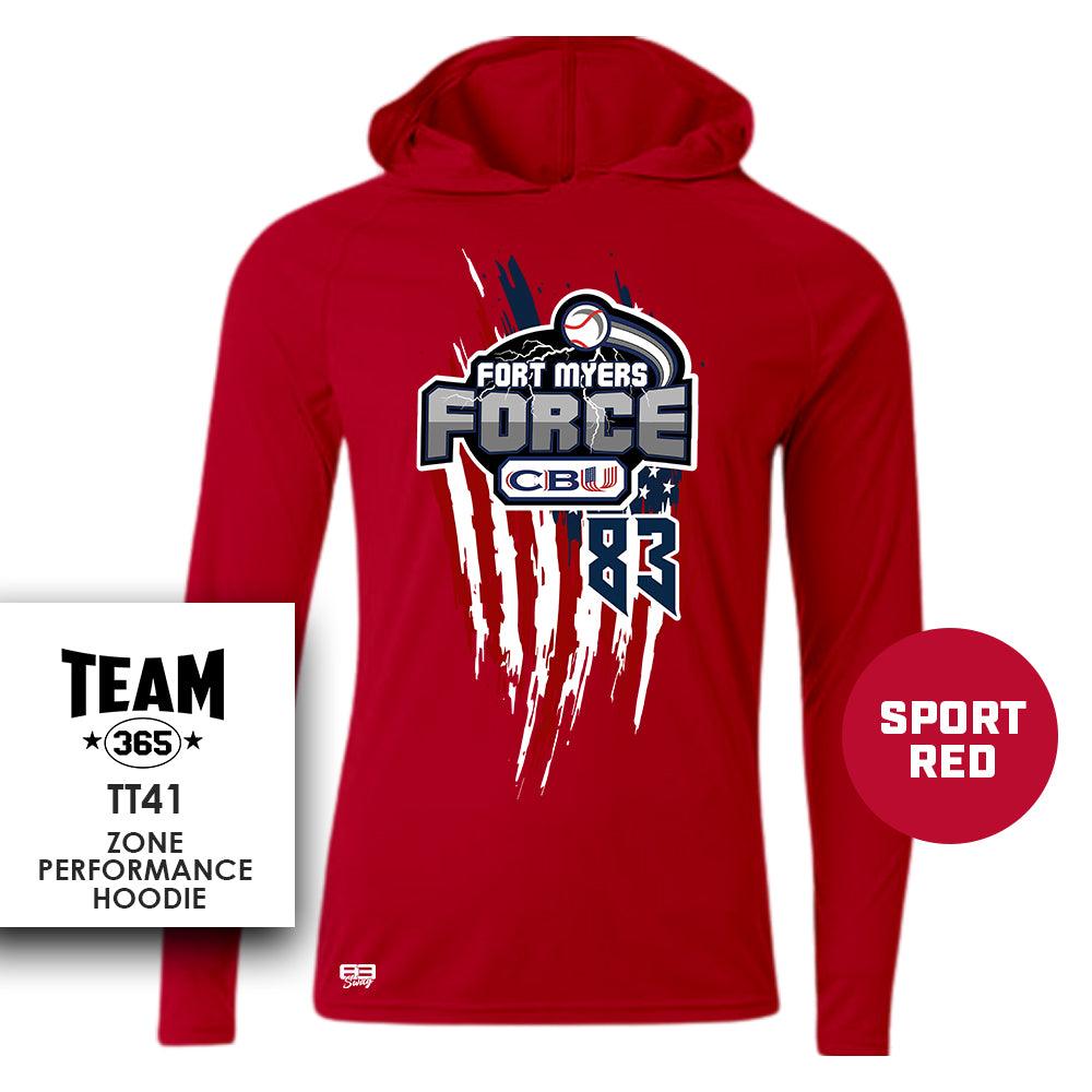 USA THEMED - Lightweight Performance Hoodie - MULTIPLE COLORS - CBU Fort Myers Force - 83Swag