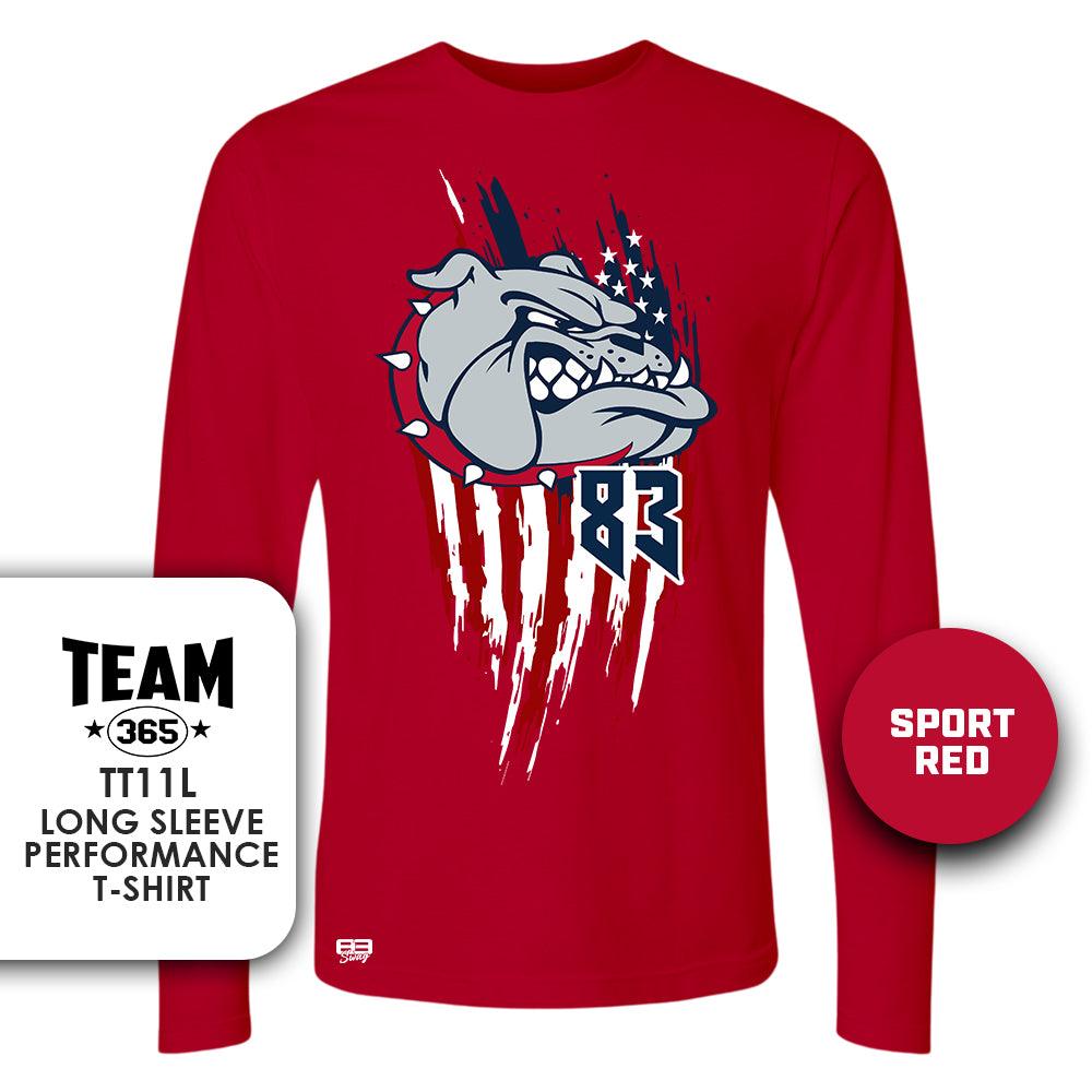 USA THEMED - Lightweight Performance Long Sleeve - MULTIPLE COLORS - Maumelle Bulldogs Baseball - 83Swag