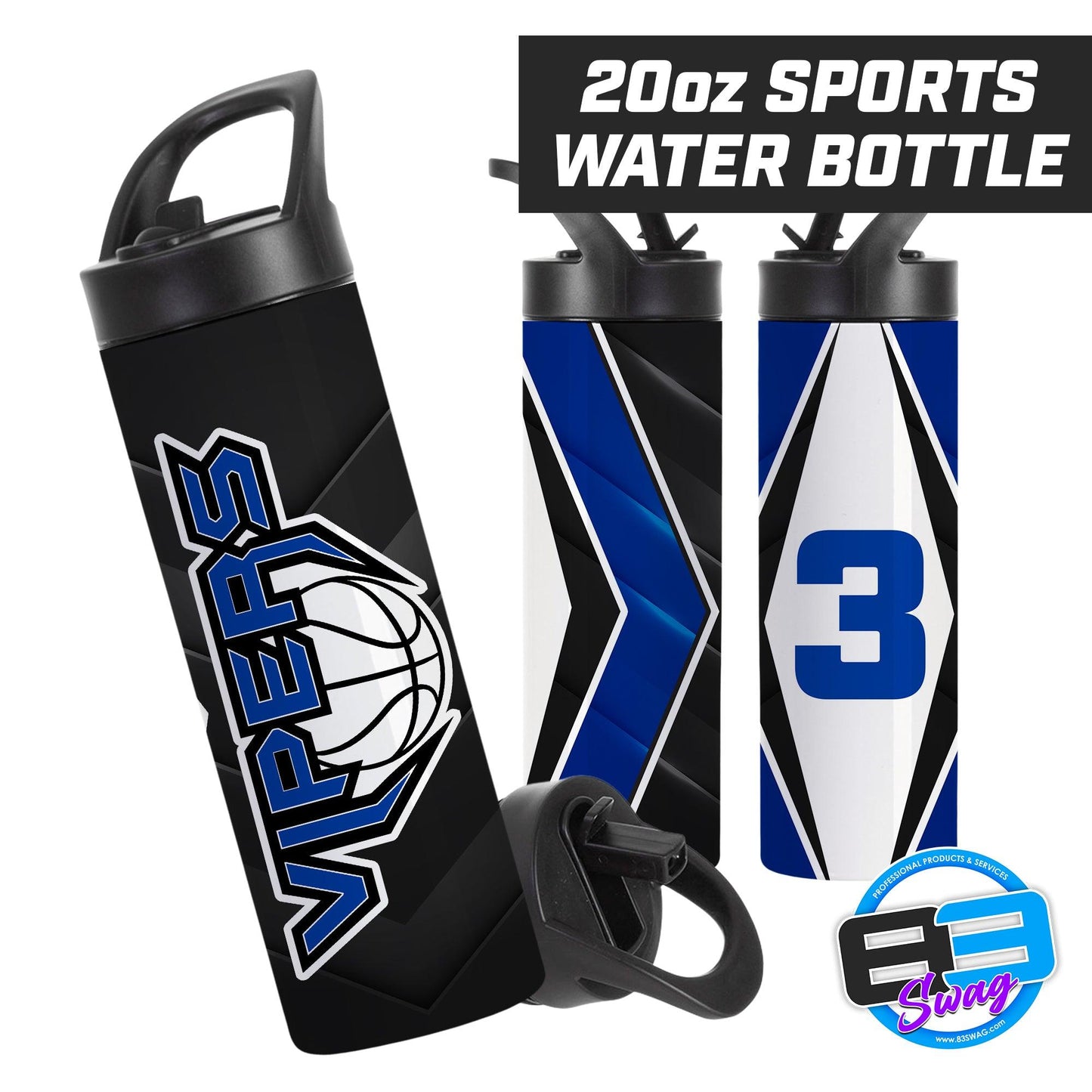 VIPERS Basketball - 20oz Sports Tumbler - 83Swag
