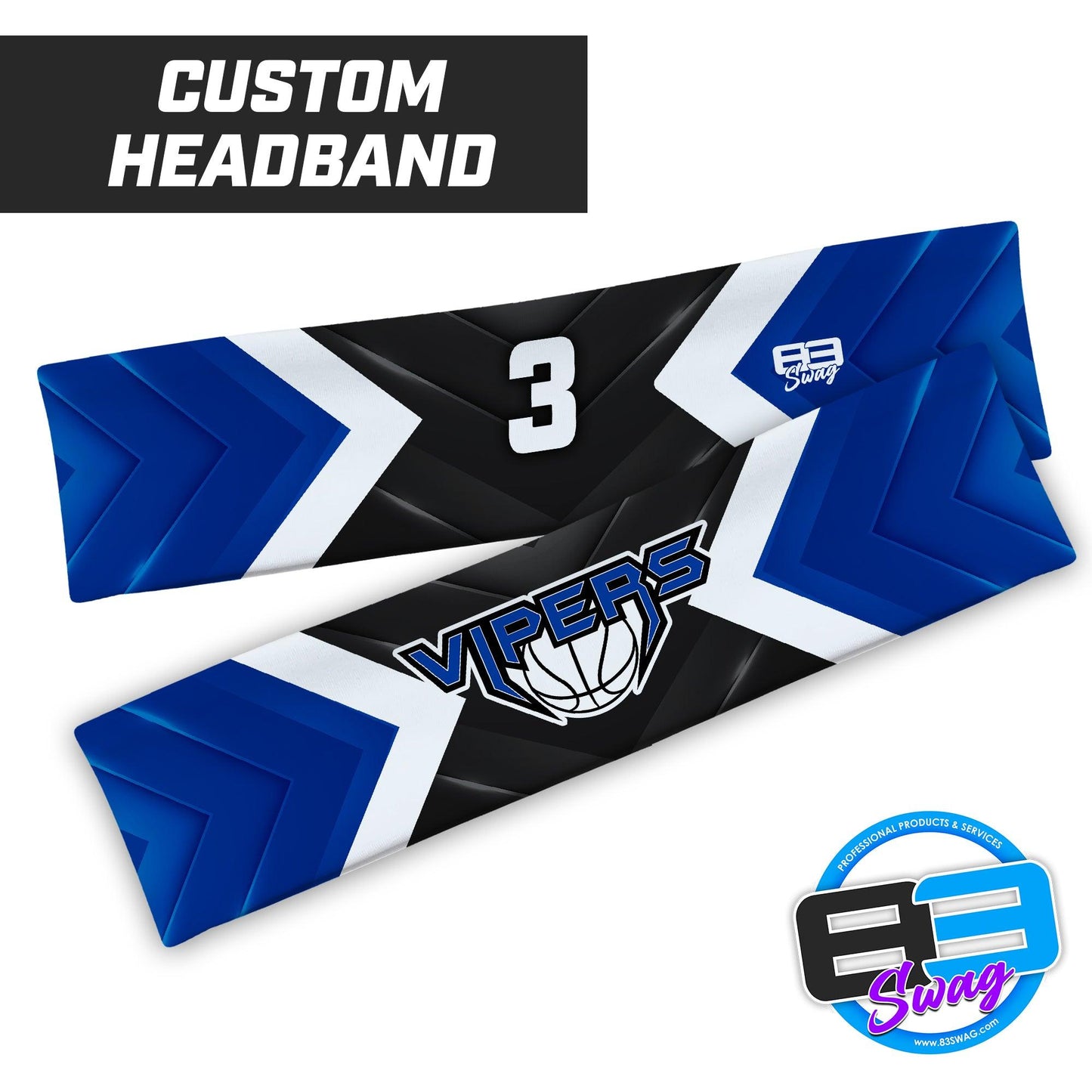 VIPERS Basketball - Headband - 83Swag