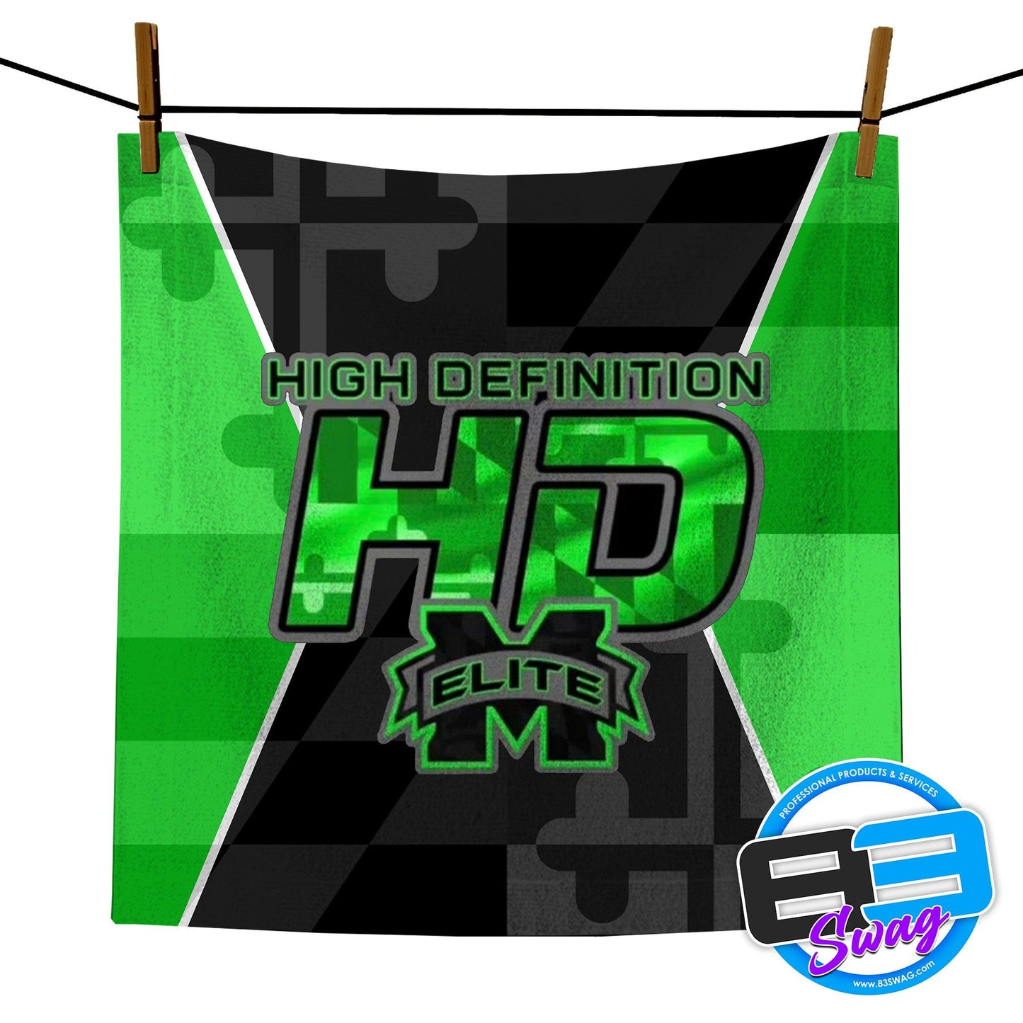 14"x14" Rally Towel - High Definition Maryland Elite - 83Swag