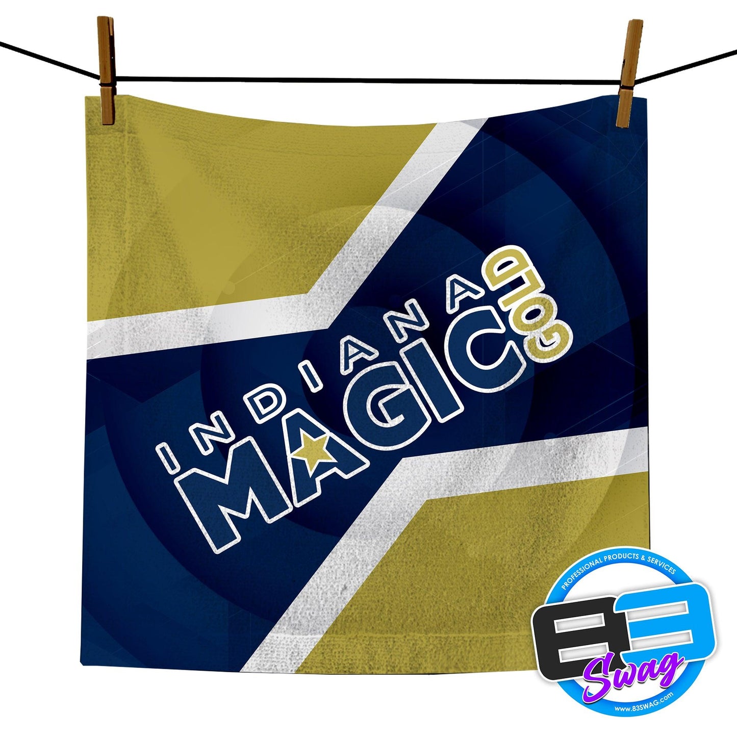 14"x14" Rally Towel - Indiana Magic - 83Swag