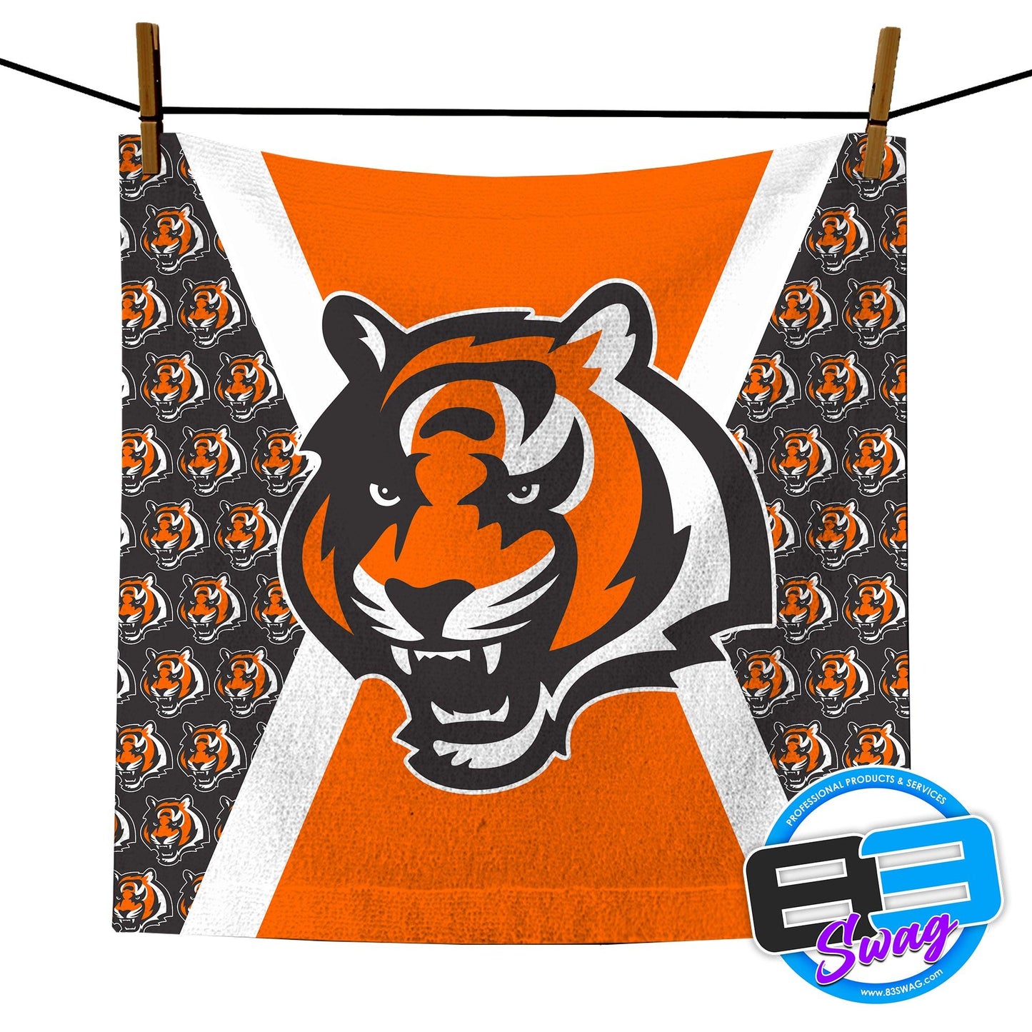 14"x14" Rally Towel - Orangeville Bengals - 83Swag