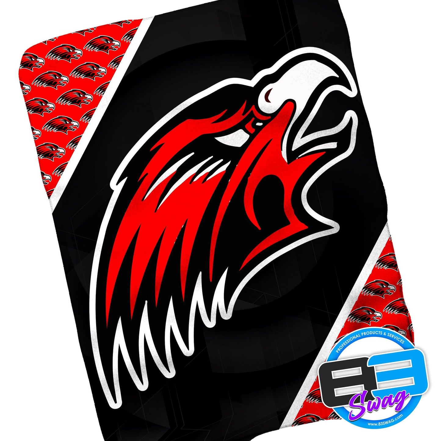 50"x60" Sherpa Fleece Blanket - Allendale Falcons - 83Swag
