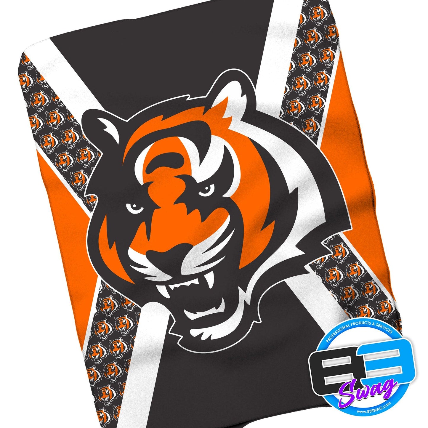 50"x60" Sherpa Fleece Blanket - Orangeville Bengals - 83Swag