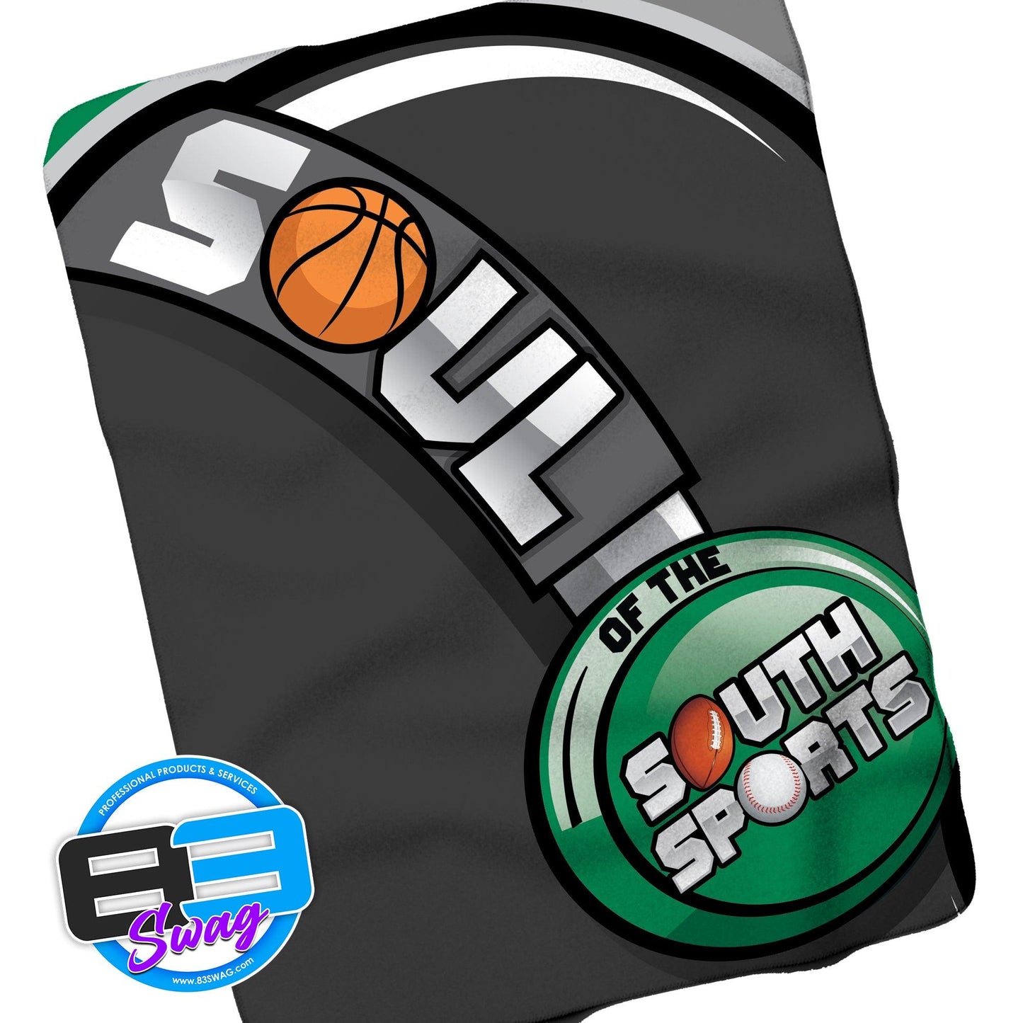 50"x60" Sherpa Fleece Blanket - Soul Of The South Sports - 83Swag