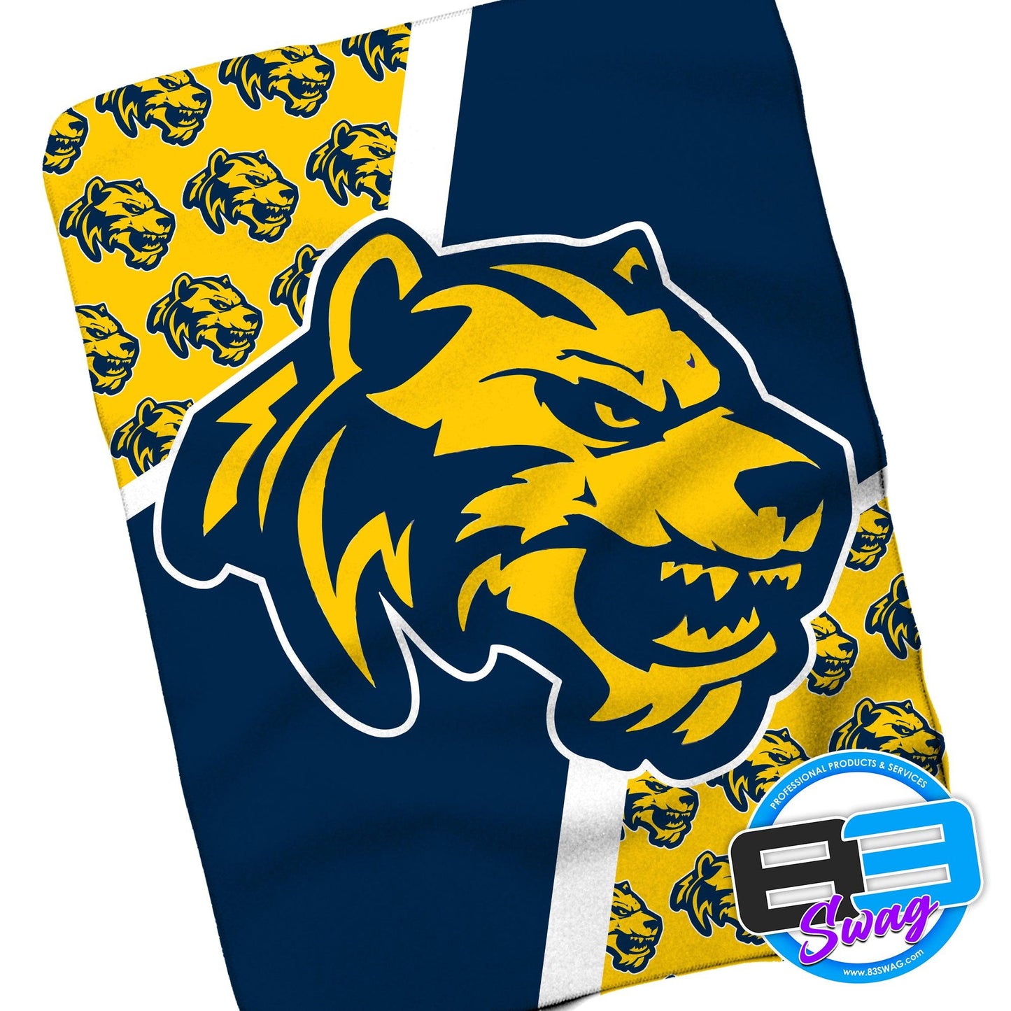 50"x60" Sherpa Fleece Blanket - West Pasco Wolverines - 83Swag