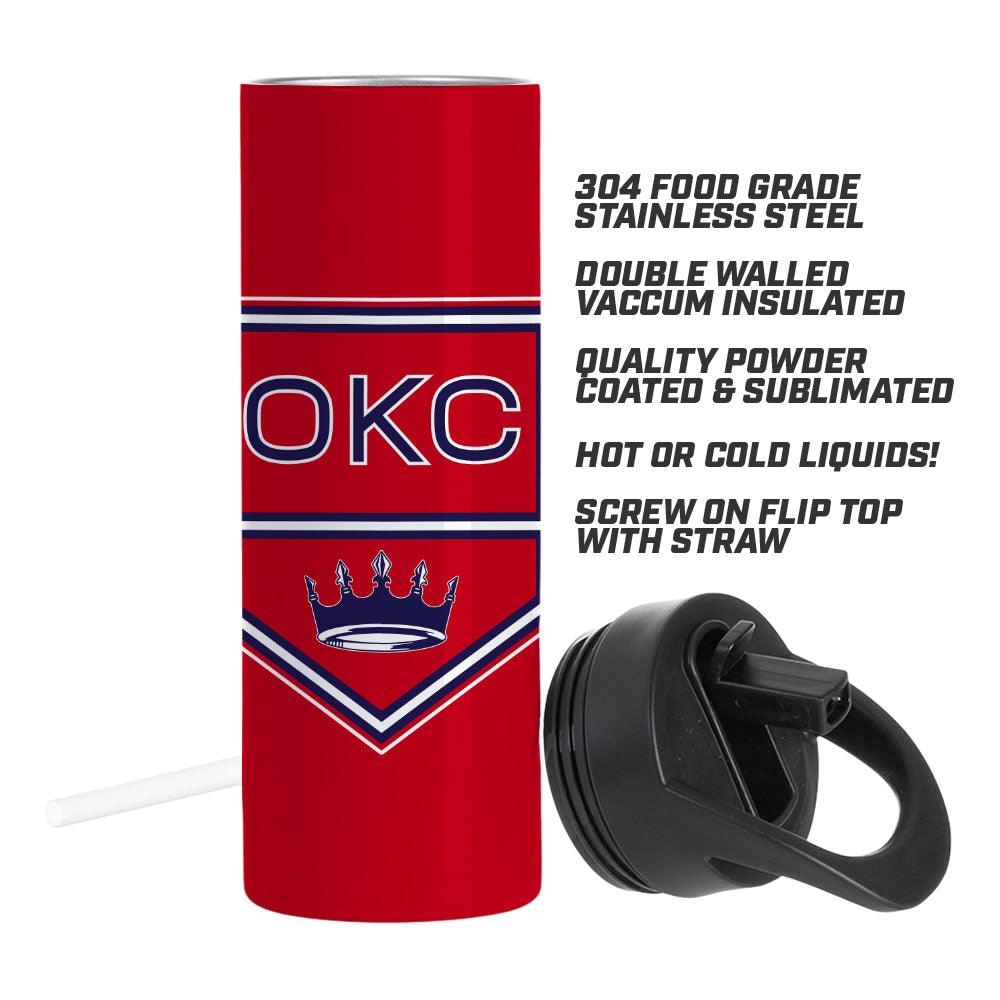 20oz Sports Tumbler - Oklahoma City Oil Kings - 83Swag