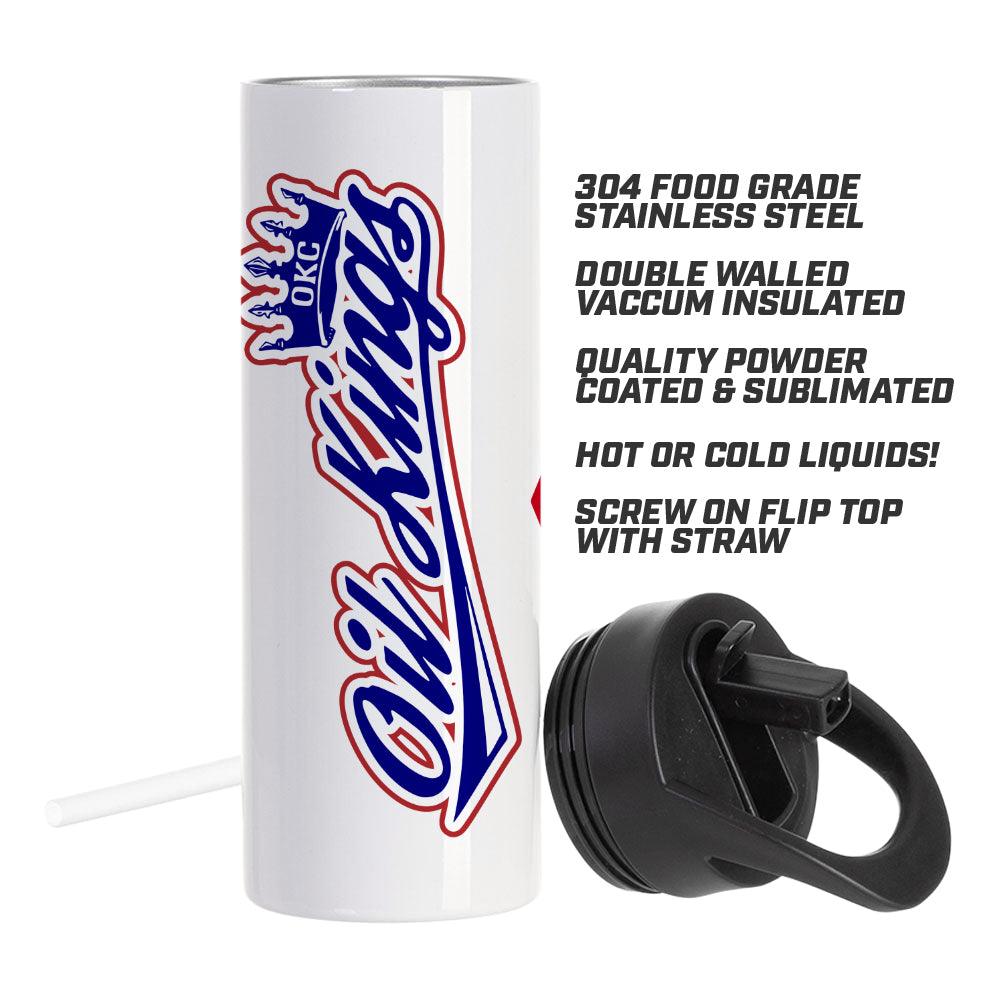 20oz Sports Tumbler - Oklahoma City Oil Kings - 83Swag