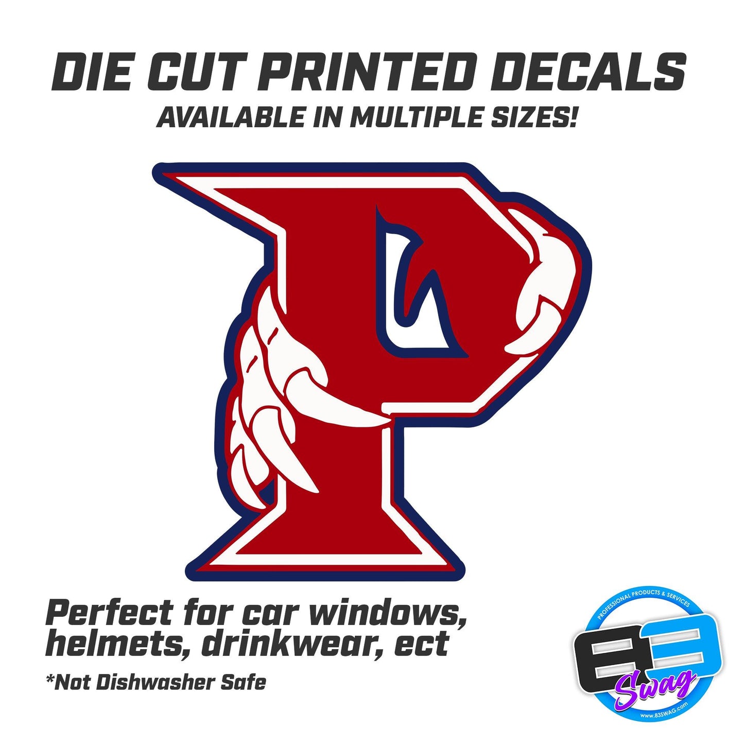 Predators Baseball Logo Vinyl Decal (Multiple Sizes) - 83Swag