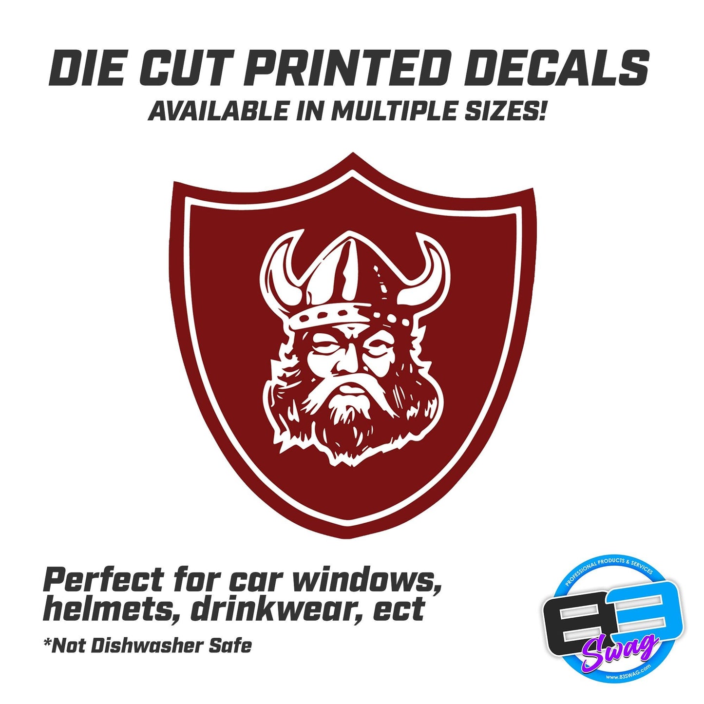 Westside Vikings Logo Vinyl Decal (Multiple Sizes) - 83Swag