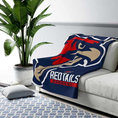 Sherpa Fleece Blanket MSA Redtails Baseball