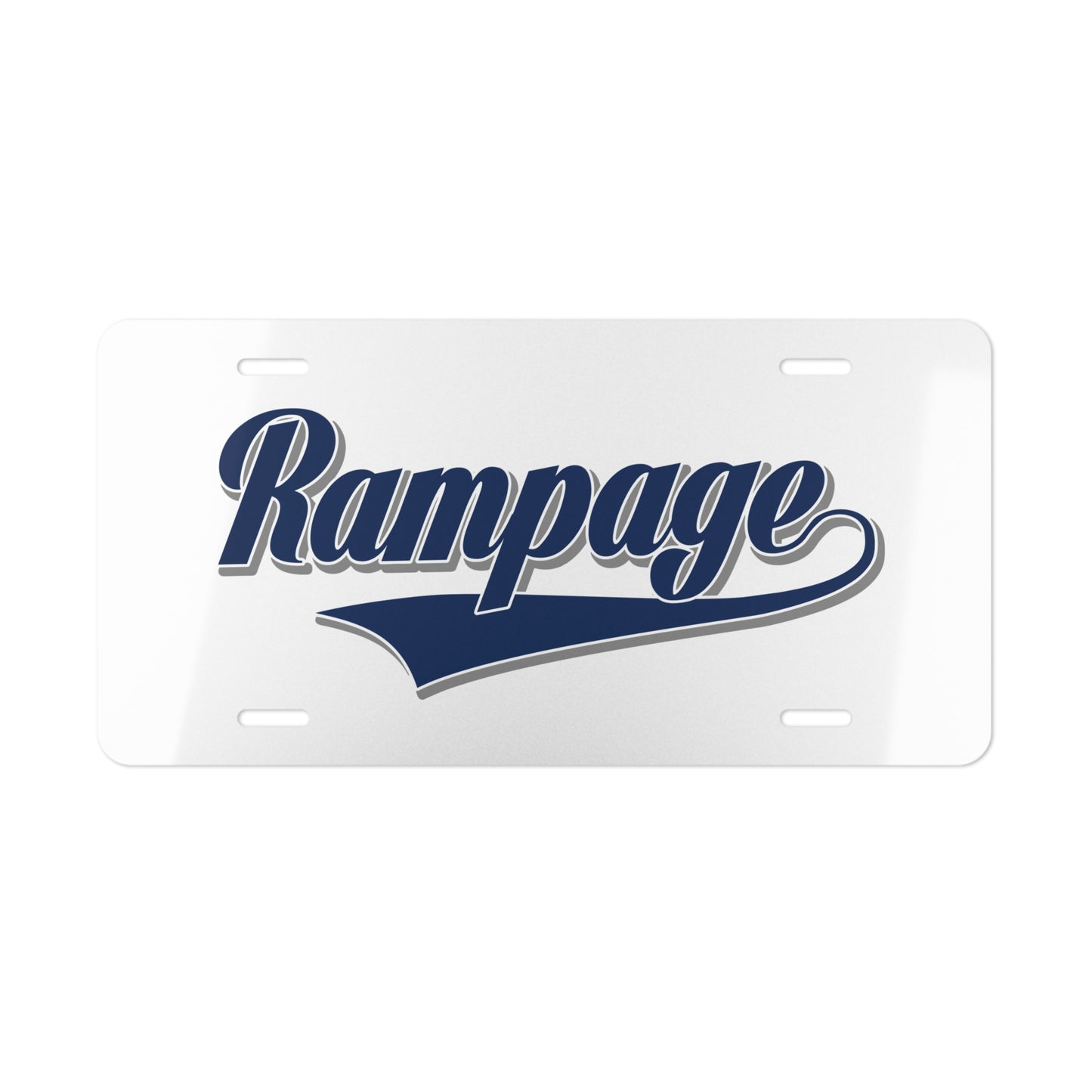 Vanity Plate Mississippi Rampage