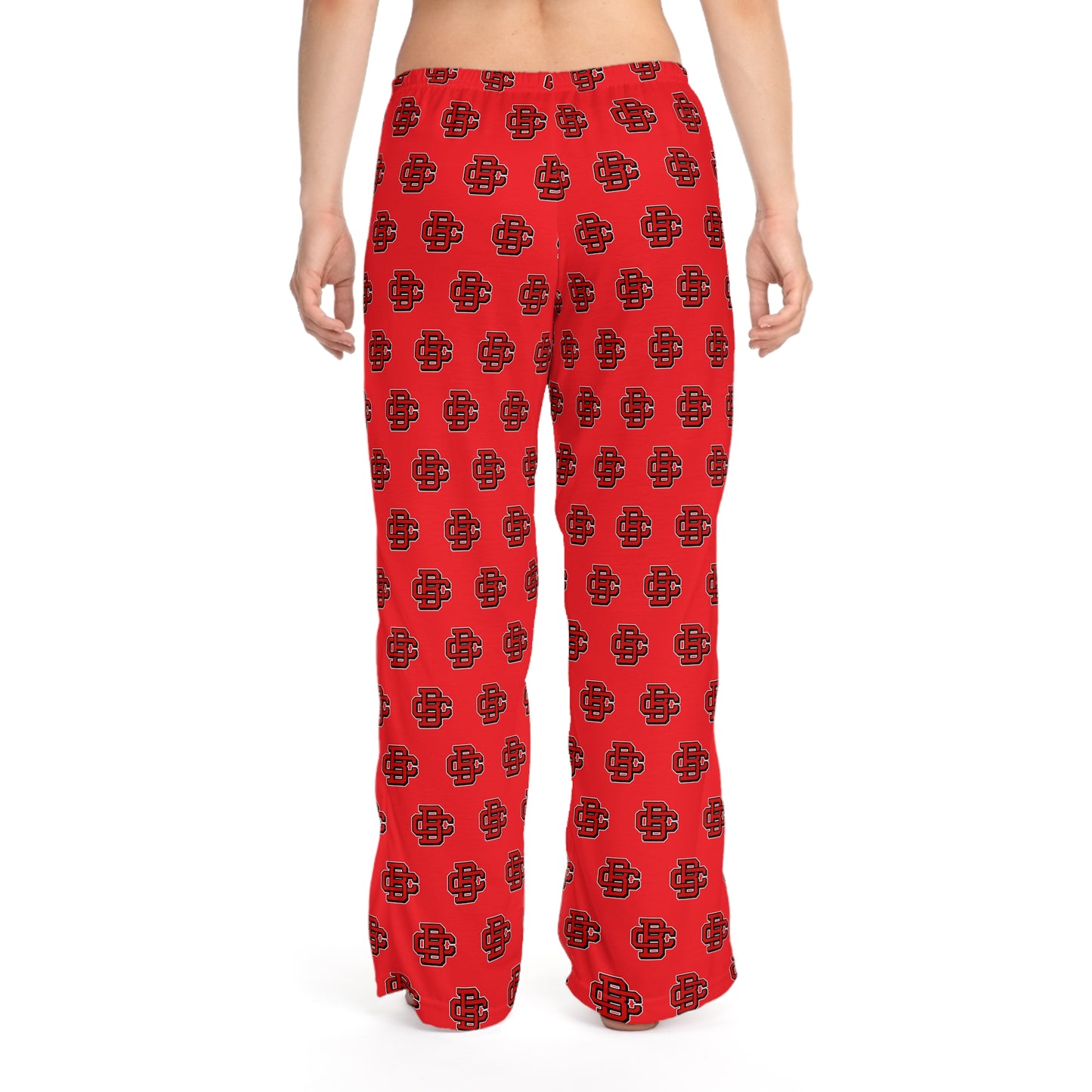 Women's Pajama Pants (AOP) Creeks Baseball Club - CBC