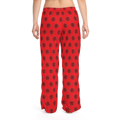 Women's Pajama Pants (AOP) Creeks Baseball Club - CBC