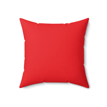 Spun Polyester Square Pillow Team Rally Fries