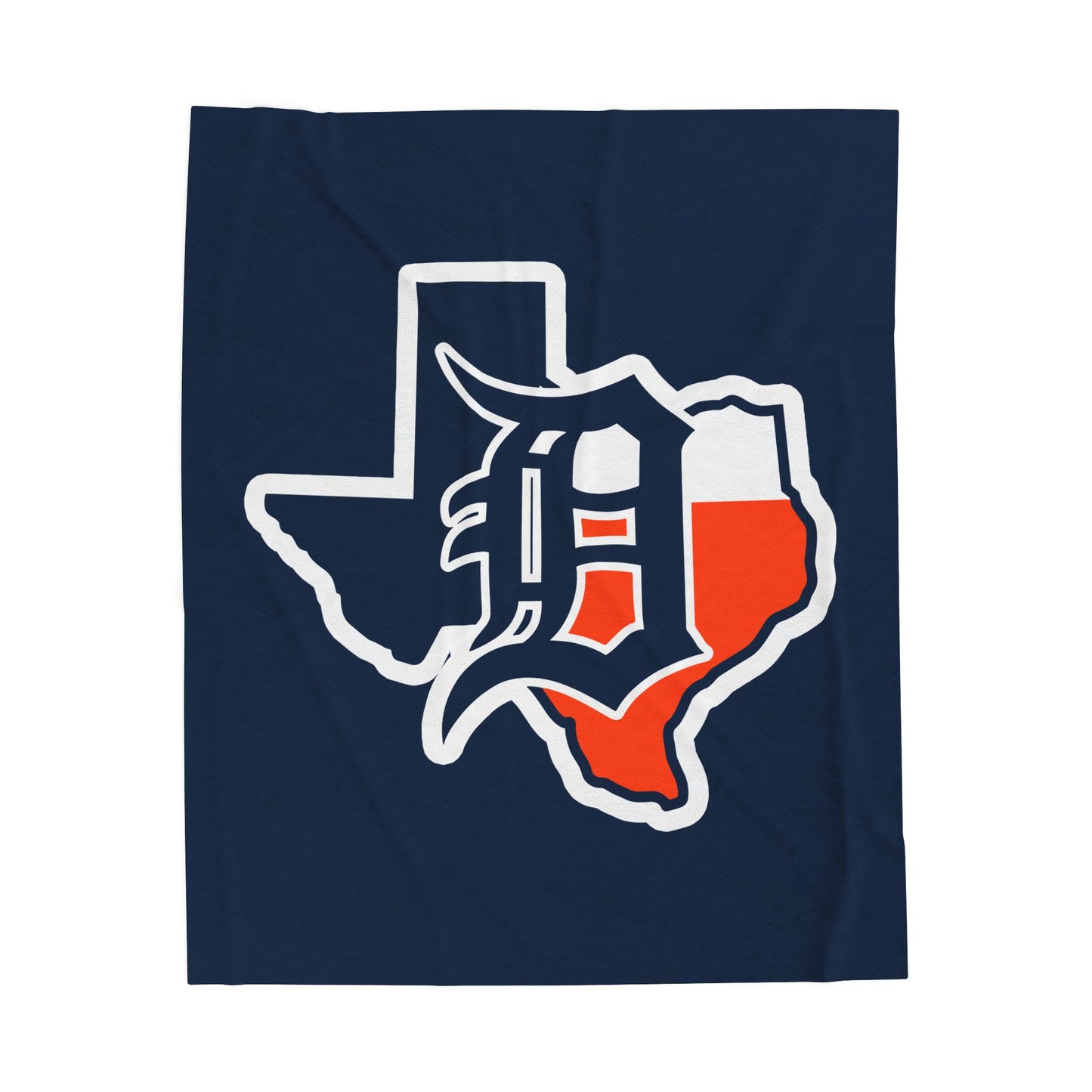 Velveteen Plush Blanket Dallas Tigers Baseball