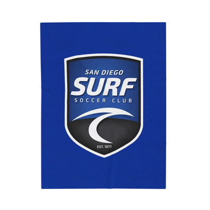 Velveteen Plush Blanket San Diego Surf Soccer