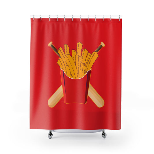 Shower Curtains Team Rally Fries