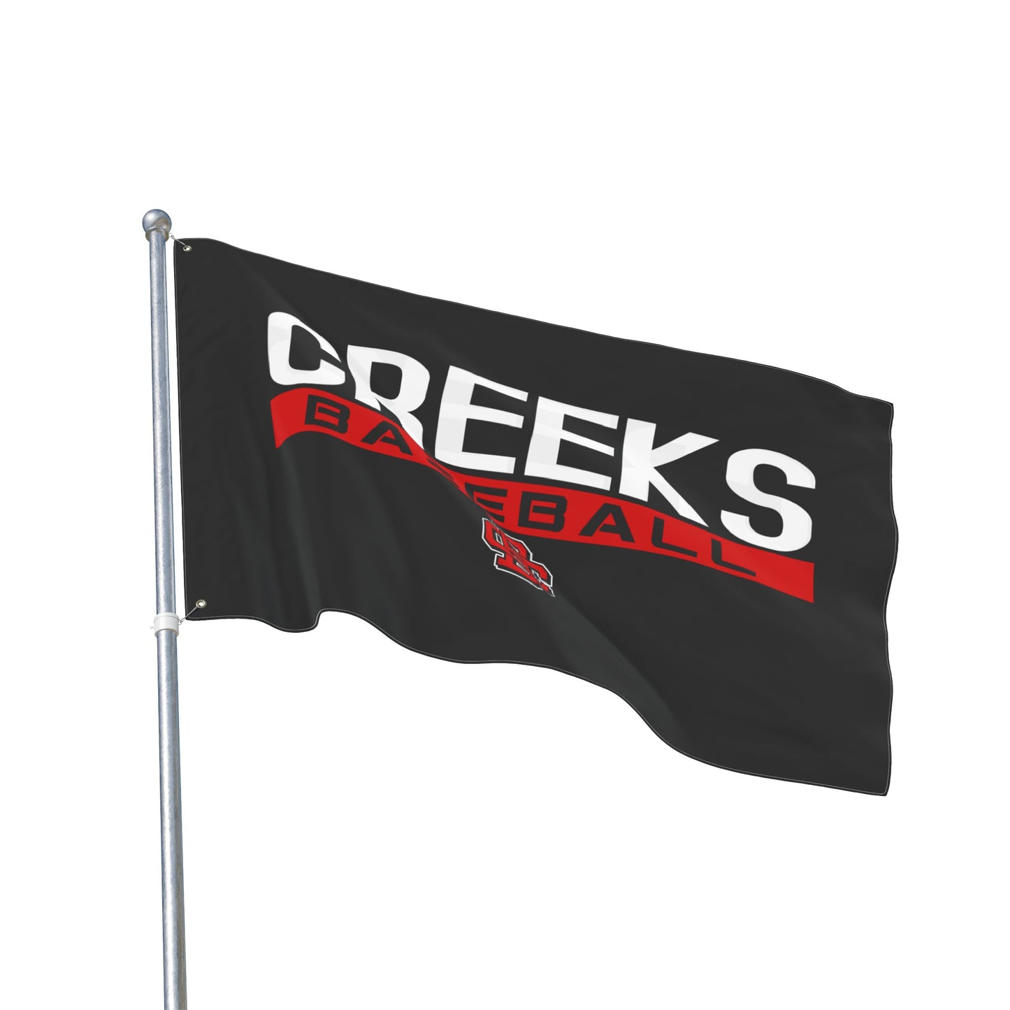 Double Sided Flag Creeks Baseball Club - CBC