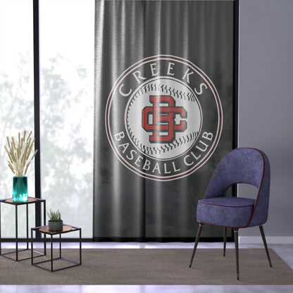 Window Curtain Creeks Baseball Club - CBC