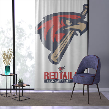 Window Curtain MSA Redtails Baseball