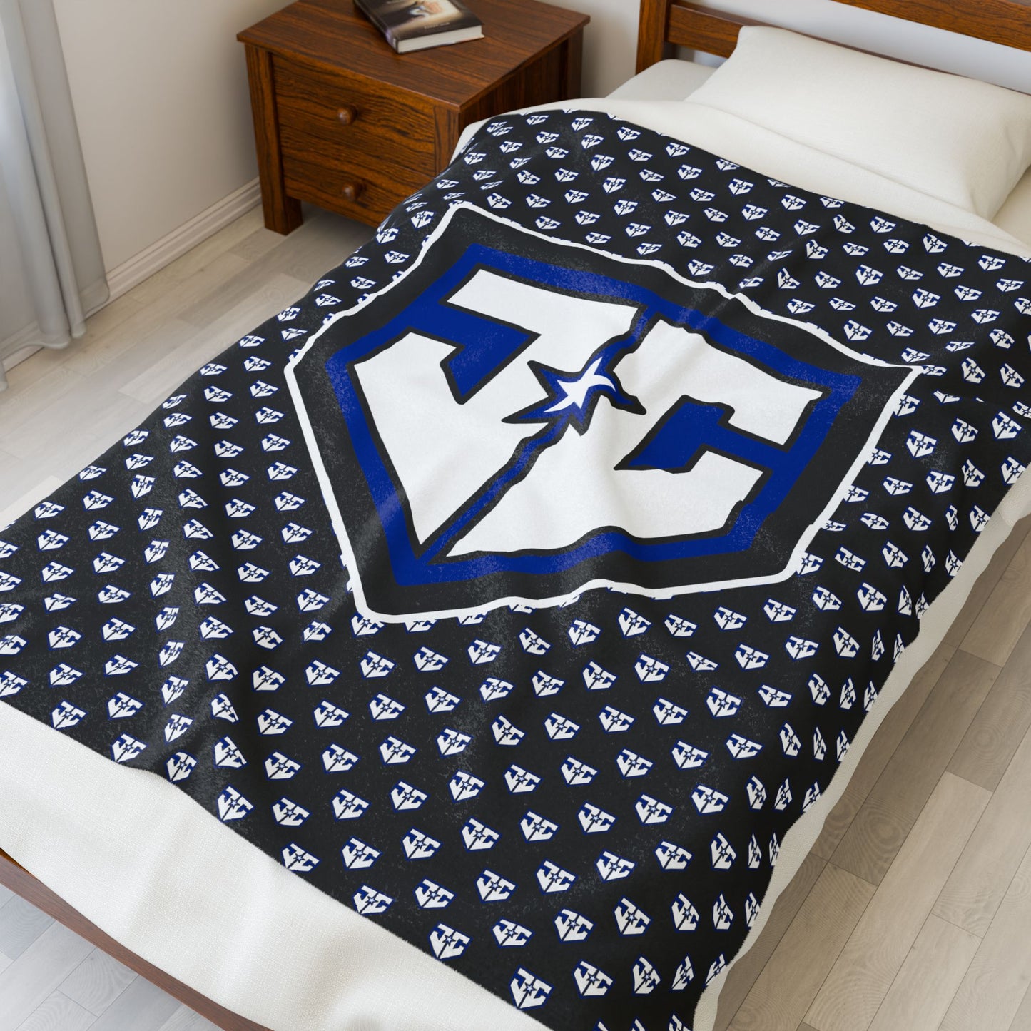 Velveteen Plush Blanket JCB