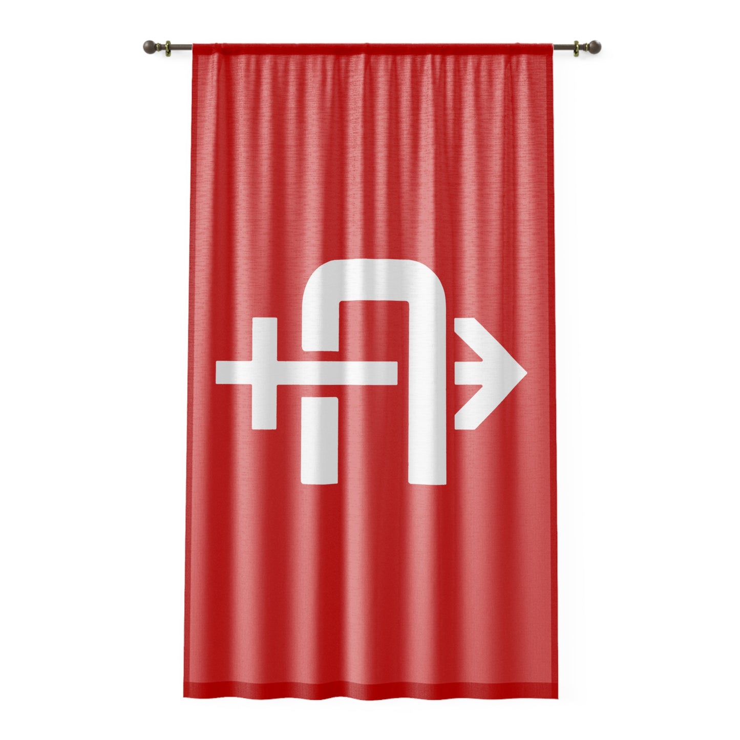 Window Curtain Arrows Baseball