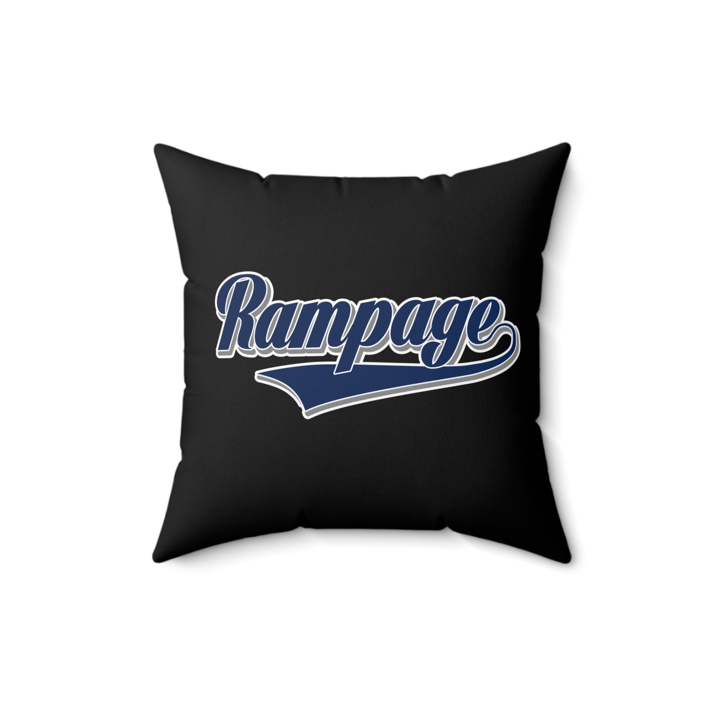 Spun Polyester Square Pillow Mississippi Rampage