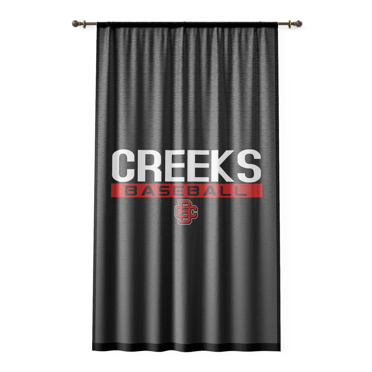 Window Curtain Creeks Baseball Club - CBC