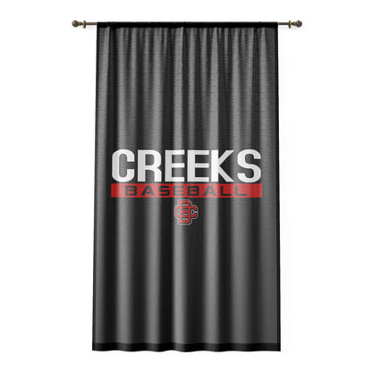 Window Curtain Creeks Baseball Club - CBC