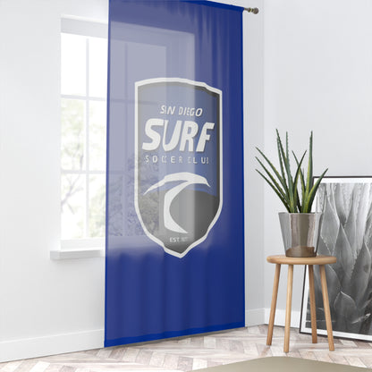 Window Curtain San Diego Surf Soccer
