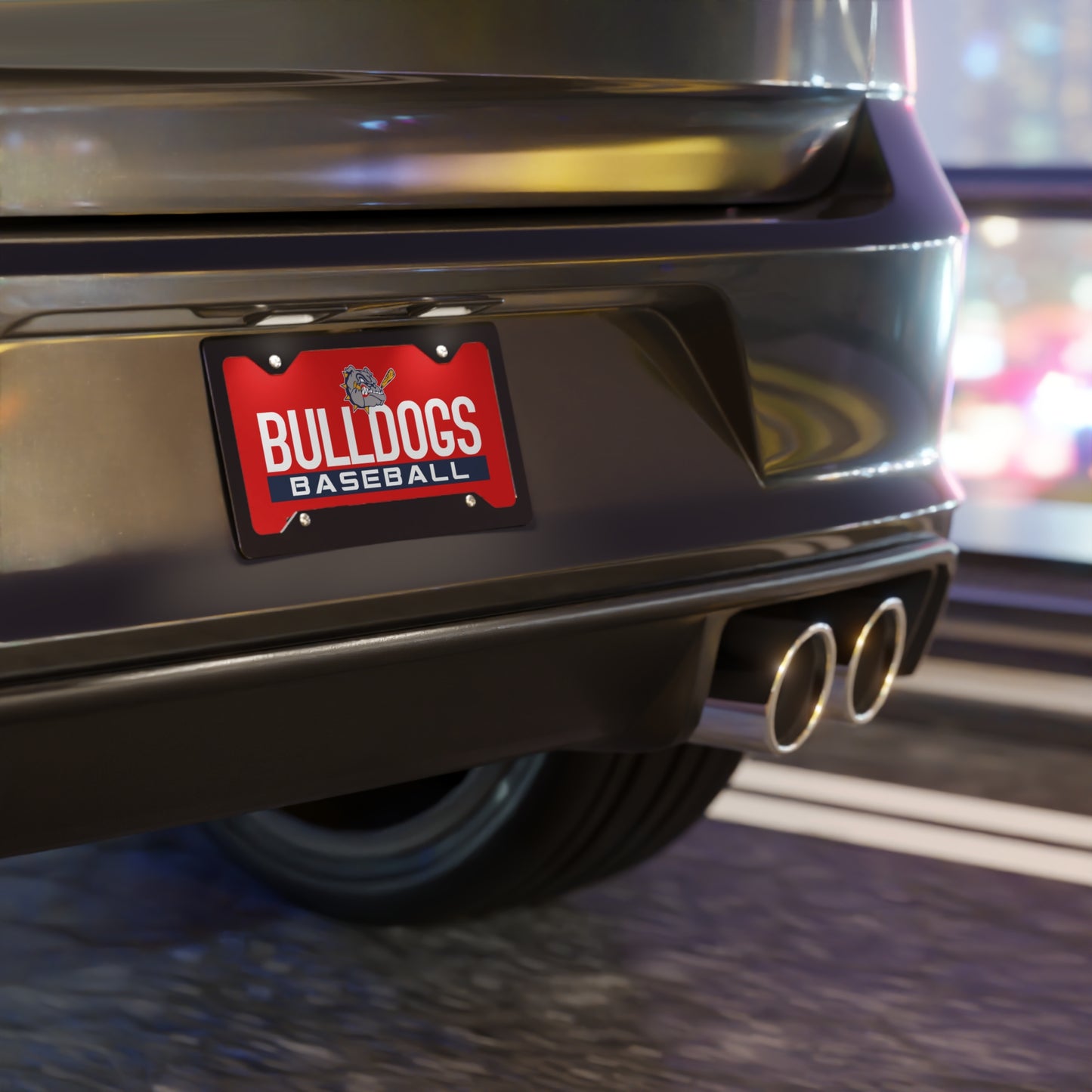Vanity Plate Bloomingdale Bulldogs Baseball