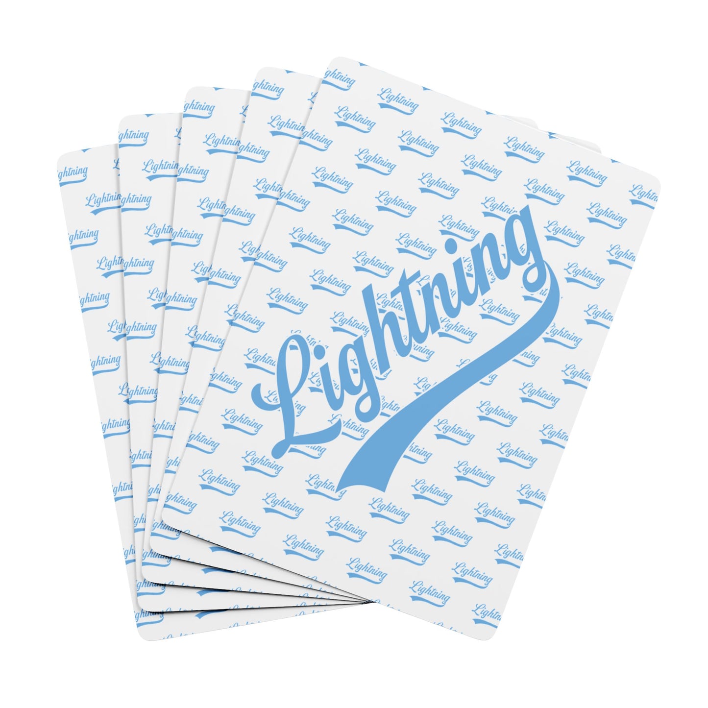 Poker Playing Cards Lightning Baseball