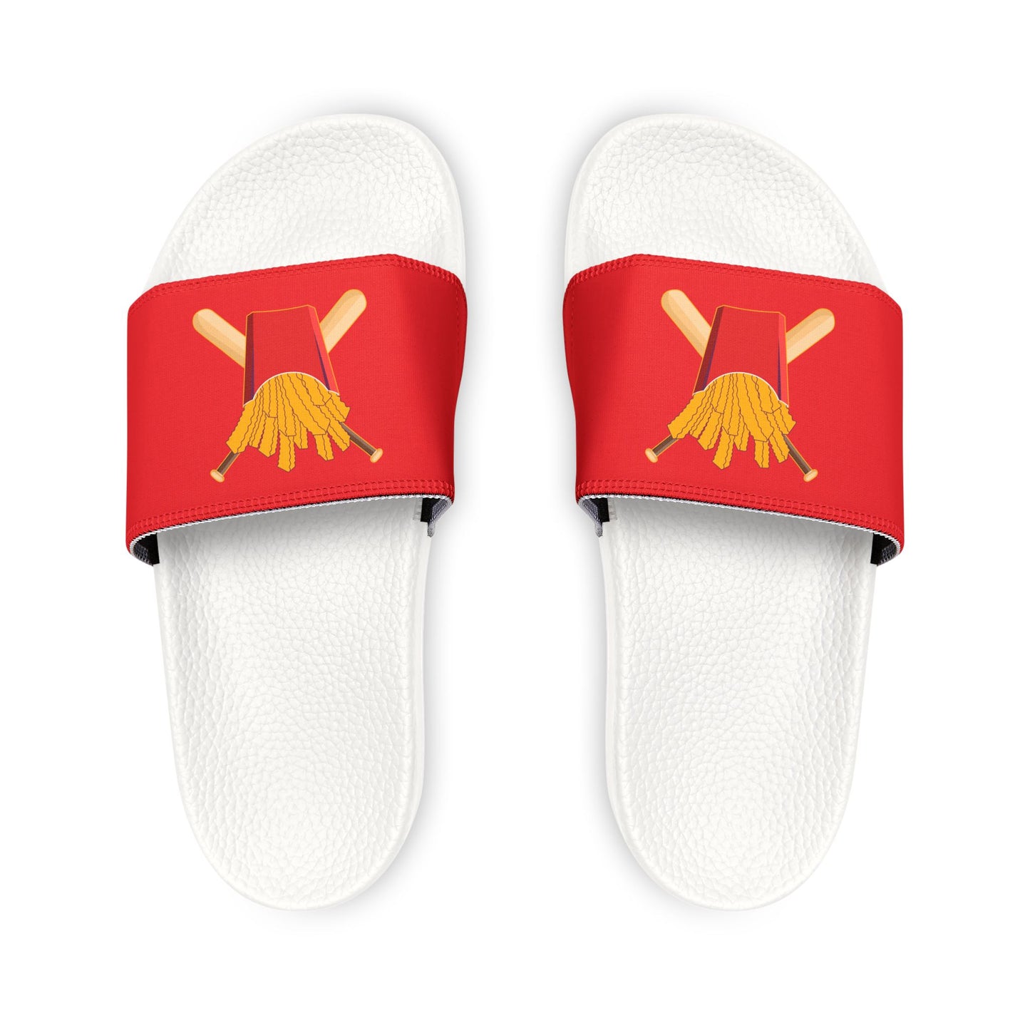 Youth Removable-Strap Sandals Team Rally Fries