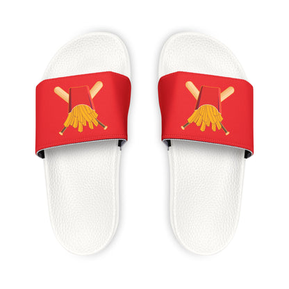Youth Removable-Strap Sandals Team Rally Fries
