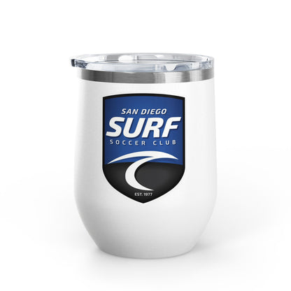 Wine Tumbler, 12oz San Diego Surf Soccer