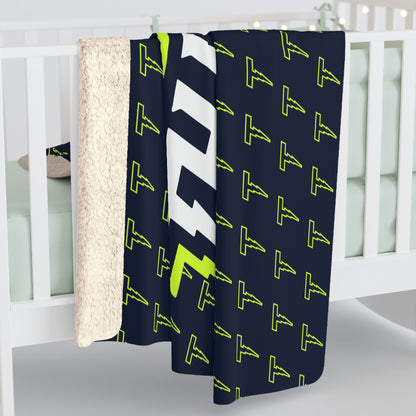 Thunder Sherpa Fleece Blanket