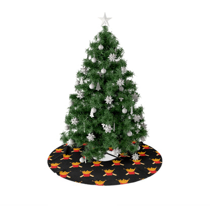 Christmas Tree Skirts Team Rally Fries